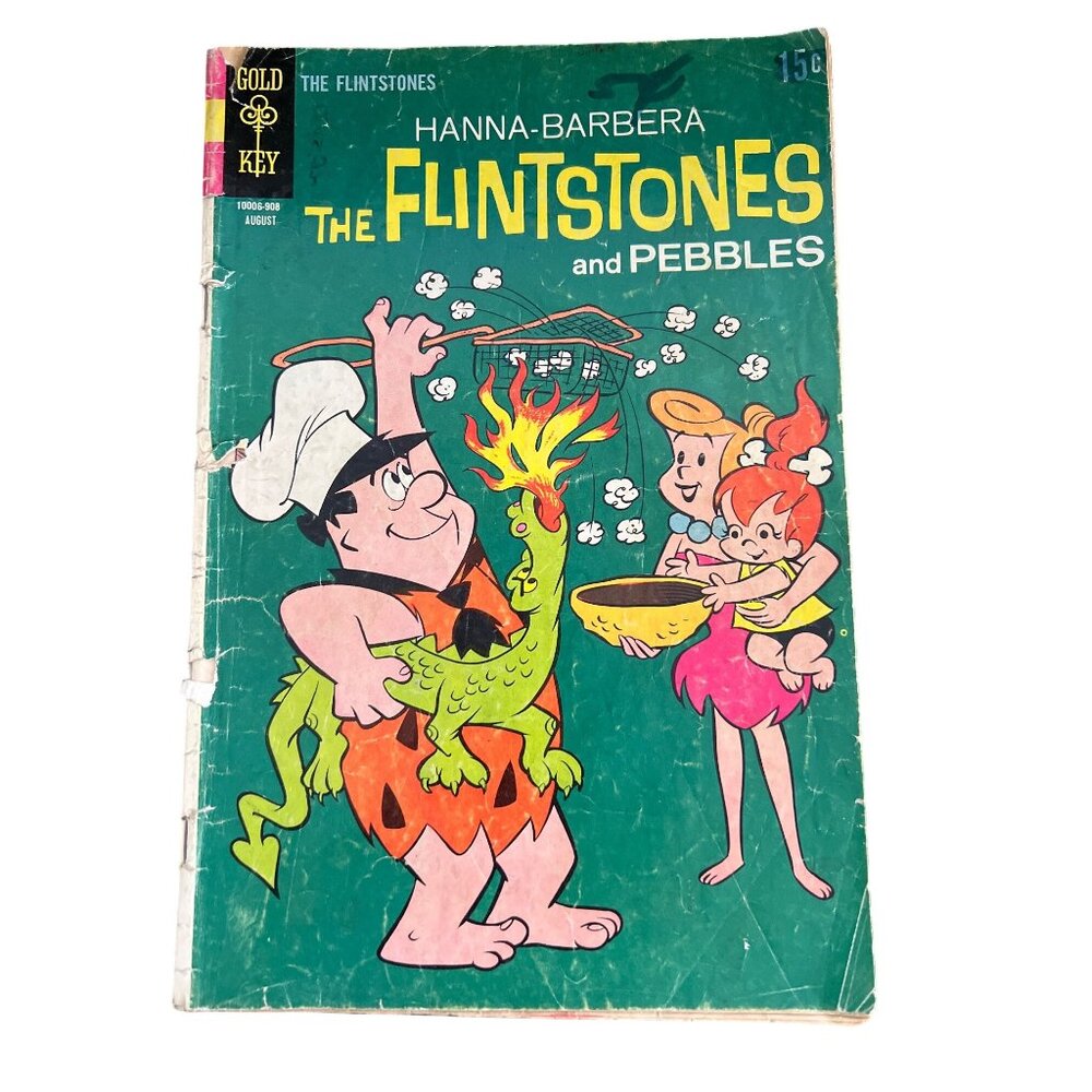 Gold Key Hanna Barbera The Flintstones Comic #53 Aug 1969 Vintage Collectible